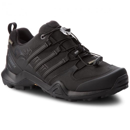 Buty trekkingowe męskie czarne Adidas sportowe sznurowane 