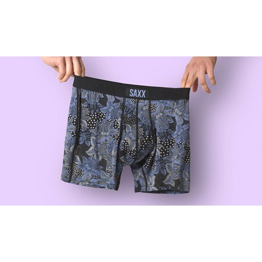 Saxx Ultra Boxer Brief Fly Black Ops Flora-S  Saxx L Shooos.pl