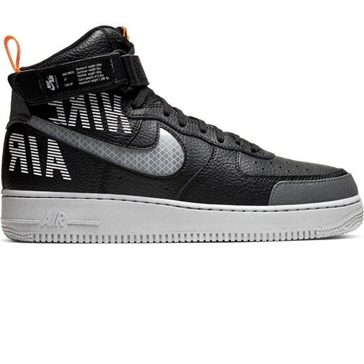 Buty sportowe męskie Nike air force czarne wiązane 