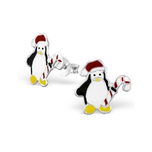 Pingwinek kolczyki dla dzieci