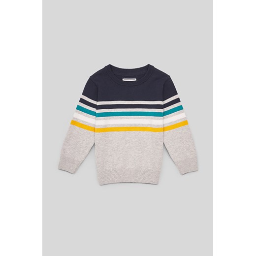 C&A Sweter-w paski, Niebieski, Rozmiar: 122