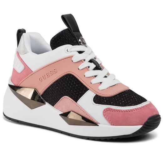 Sneakersy GUESS - Typical4 FL5TP4 FAB12 WHITE/FUCHSIA