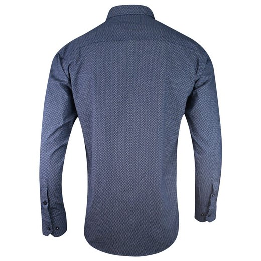 Koszula męska Rigon z włoskim kołnierzykiem z długimi rękawami 