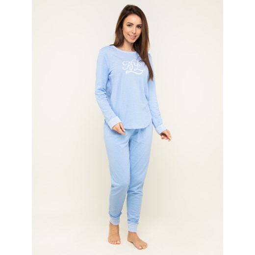 Lauren Ralph Sleepwear piżama niebieska 