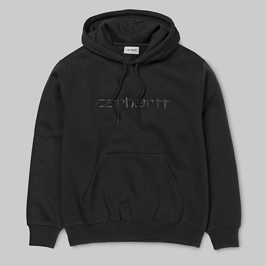 Bluza męska Carhartt WIP Hooded Sweatshirt I027093 BLACK/BLACK Carhartt Wip   sneakerstudio.pl