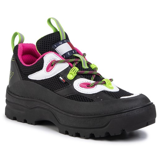 Sneakersy TOMMY JEANS - Expedition Shoe EN0EN00713 Black BDS