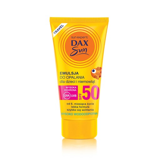 Dax Sun Mini Emulsja Do Opalania Dla Dzieci F50+ Dax   Drogerie Natura