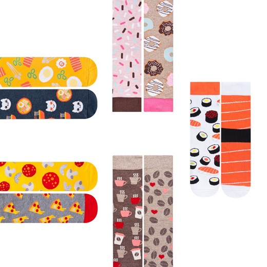 Kolorowe skarpetki damskie GOOD STUFF "nie do pary" 5 par SOXO  uniwersalny Sklep SOXO