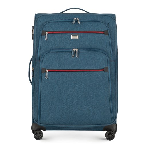 Niebieska walizka Wittchen dla mężczyzn 