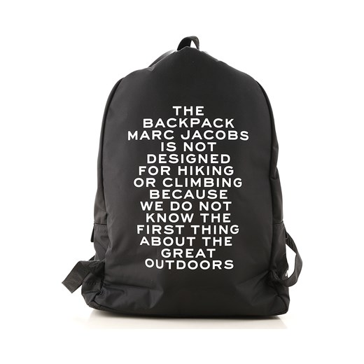 Marc Jacobs Plecak dla Kobiet Na Wyprzedaży, czarny, Nylon, 2019 Marc Jacobs  One Size promocyjna cena RAFFAELLO NETWORK 