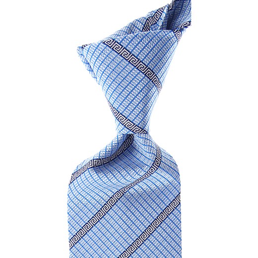 Krawat niebieski Gianni Versace 