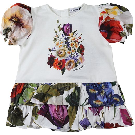 Odzież dla niemowląt Dolce & Gabbana letnia dla dziewczynki 