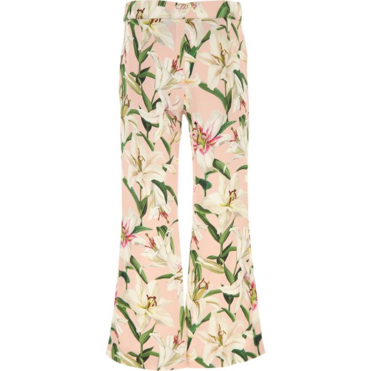 Spodnie dziewczęce Dolce & Gabbana w kwiaty 