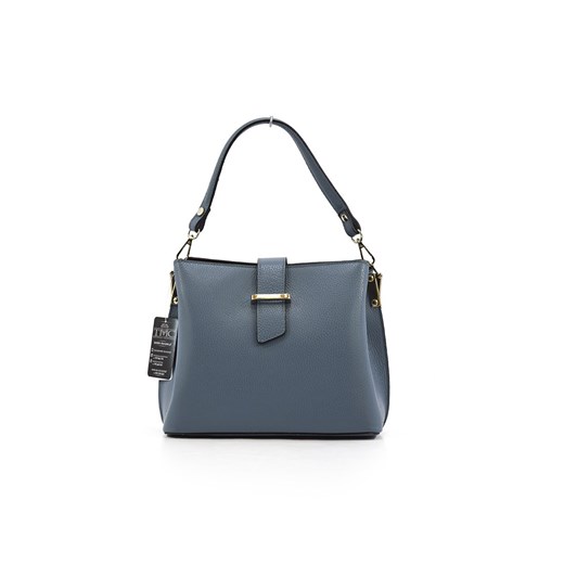 Shopper bag Vera Pelle na ramię matowa elegancka 
