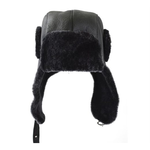 Ciepła zimowa czapka z kozucha z nausznikami ZENEK