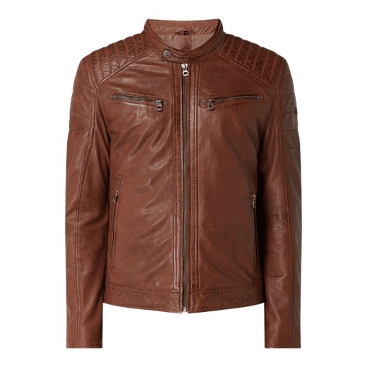 Kurtka skórzana w stylu Biker model ‘Romsey’ Gipsy 3XL Peek&Cloppenburg