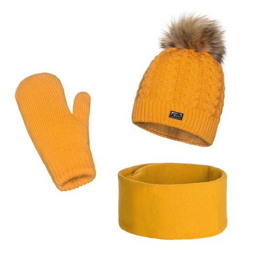 Zimowy komplet Damski ze sklepu JK-Collection w kategorii Komplety czapka i szalik damskie - zdjęcie 78498486