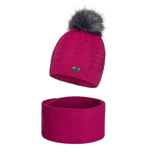Zimowy komplet Damski ze sklepu JK-Collection w kategorii Komplety czapka i szalik damskie - zdjęcie 78498517
