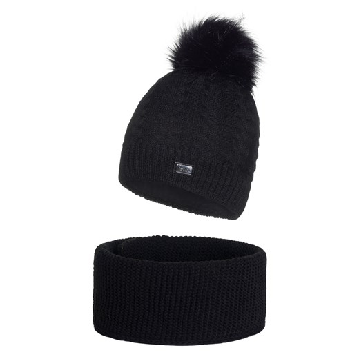Zimowy komplet Damski ze sklepu JK-Collection w kategorii Komplety czapka i szalik damskie - zdjęcie 78498535