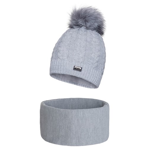 Zimowy komplet Damski ze sklepu JK-Collection w kategorii Komplety czapka i szalik damskie - zdjęcie 78498706