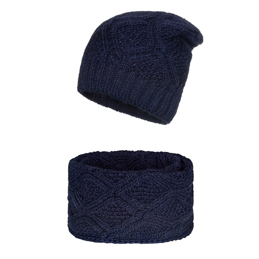 Zimowy komplet Damski ze sklepu JK-Collection w kategorii Komplety czapka i szalik damskie - zdjęcie 78498816