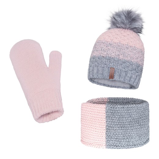 Zimowy komplet Damski ze sklepu JK-Collection w kategorii Komplety czapka i szalik damskie - zdjęcie 78498875