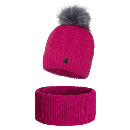 Zimowy komplet Damski ze sklepu JK-Collection w kategorii Komplety czapka i szalik damskie - zdjęcie 78498927