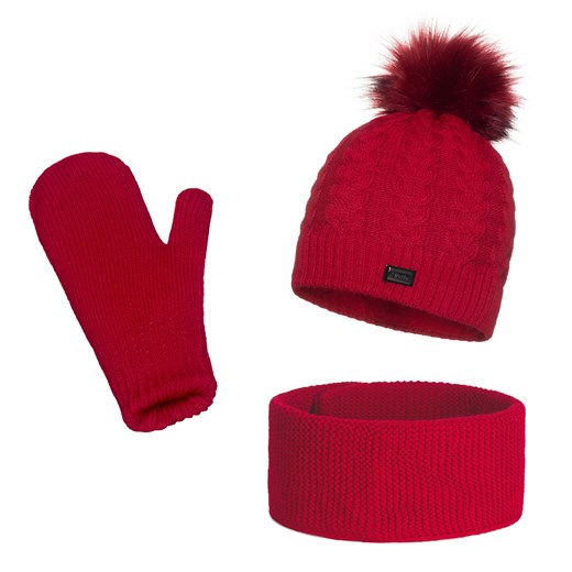 Zimowy komplet Damski ze sklepu JK-Collection w kategorii Komplety czapka i szalik damskie - zdjęcie 78499019