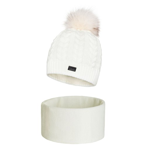 Zimowy komplet Damski ze sklepu JK-Collection w kategorii Komplety czapka i szalik damskie - zdjęcie 78499068