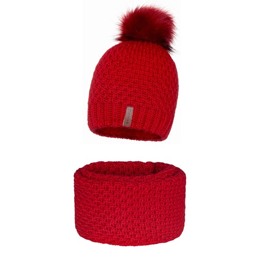 Zimowy komplet Damski ze sklepu JK-Collection w kategorii Komplety czapka i szalik damskie - zdjęcie 78499285