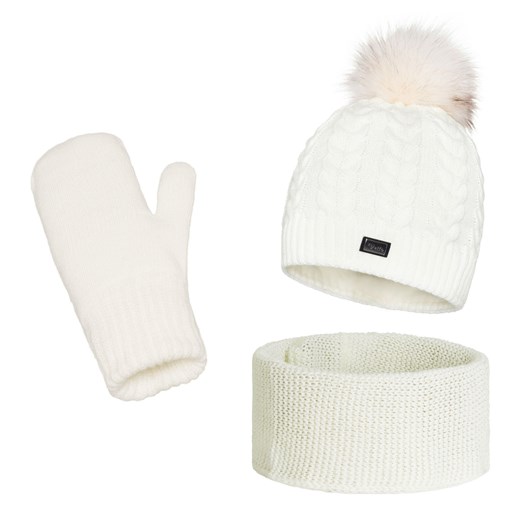 Zimowy komplet Damski ze sklepu JK-Collection w kategorii Komplety czapka i szalik damskie - zdjęcie 78499377