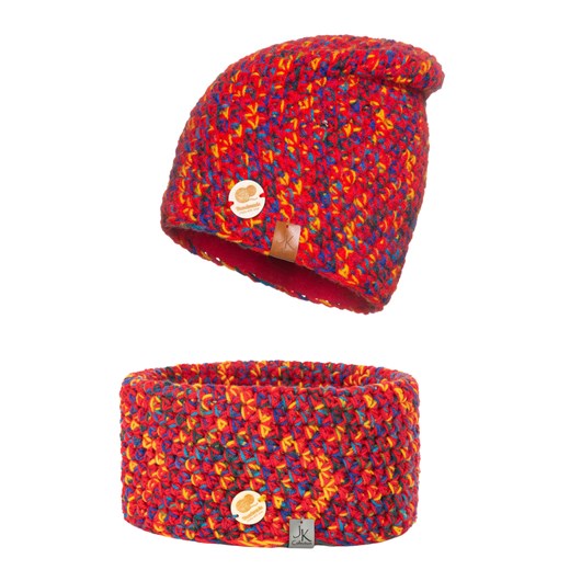 Zimowy komplet Damski handmade ze sklepu JK-Collection w kategorii Komplety czapka i szalik damskie - zdjęcie 78499488