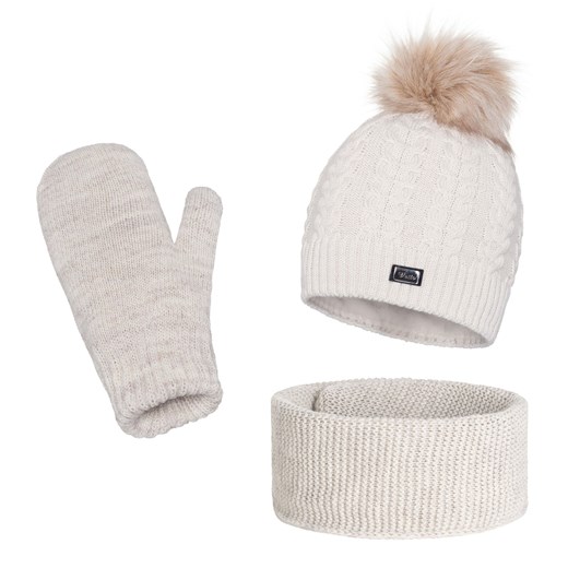 Zimowy komplet Damski ze sklepu JK-Collection w kategorii Komplety czapka i szalik damskie - zdjęcie 78499559