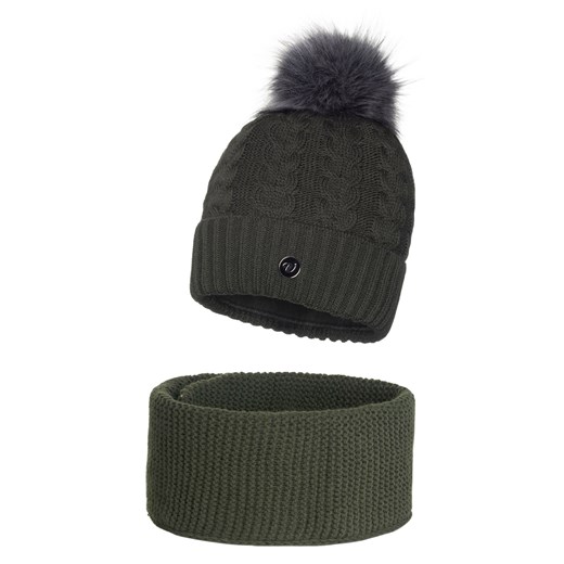 Zimowy komplet Damski ze sklepu JK-Collection w kategorii Komplety czapka i szalik damskie - zdjęcie 78499647