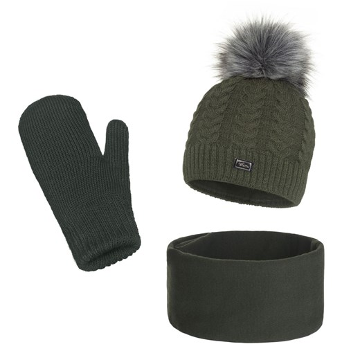 Zimowy komplet Damski ze sklepu JK-Collection w kategorii Komplety czapka i szalik damskie - zdjęcie 78499759