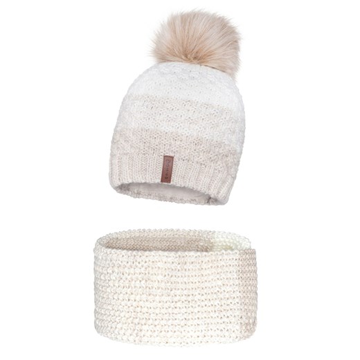 Zimowy komplet Damski ze sklepu JK-Collection w kategorii Komplety czapka i szalik damskie - zdjęcie 78499975