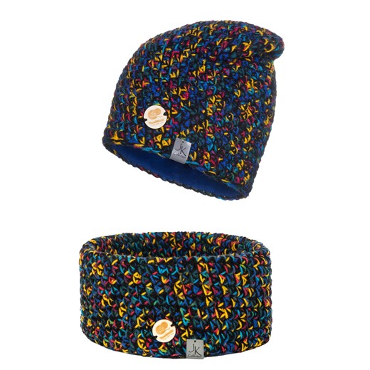 Zimowy komplet Damski handmade ze sklepu JK-Collection w kategorii Komplety czapka i szalik damskie - zdjęcie 78500038