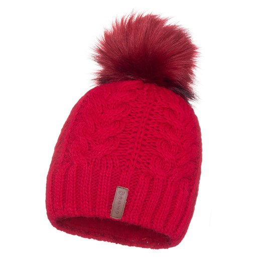 Jk Collection czapka zimowa damska czerwona 