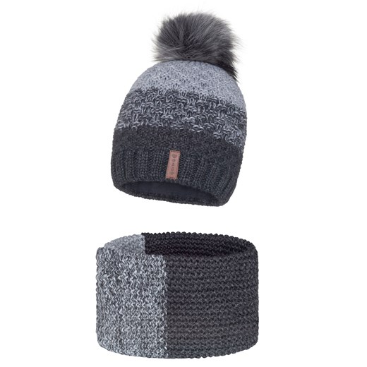Zimowy komplet Damski ze sklepu JK-Collection w kategorii Komplety czapka i szalik damskie - zdjęcie 78500159