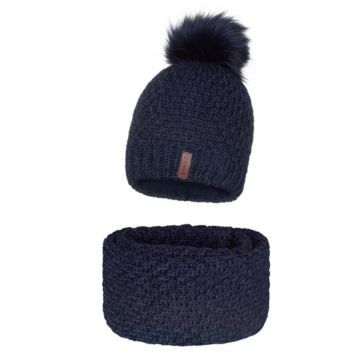 Zimowy komplet Damski ze sklepu JK-Collection w kategorii Komplety czapka i szalik damskie - zdjęcie 78500199