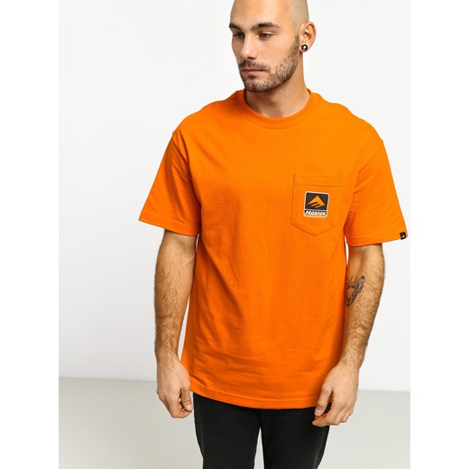 T-shirt męski Emerica z krótkimi rękawami pomarańczowa 