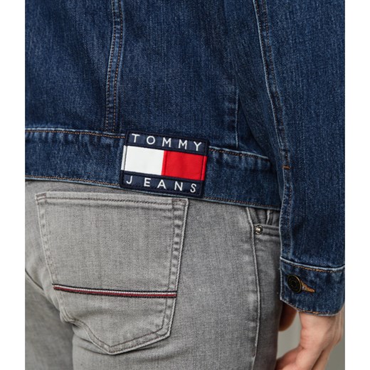 Kurtka męska Tommy Jeans bez wzorów na wiosnę 