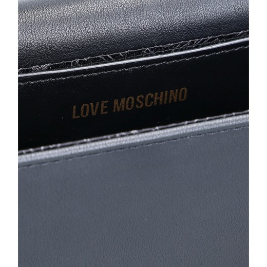 Listonoszka Love Moschino zdobiona elegancka bez dodatków 