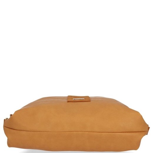 Shopper bag Conci elegancka ze skóry ekologicznej zamszowa duża 