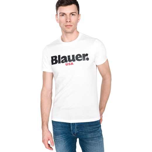 T-shirt męski Blauer z krótkimi rękawami 