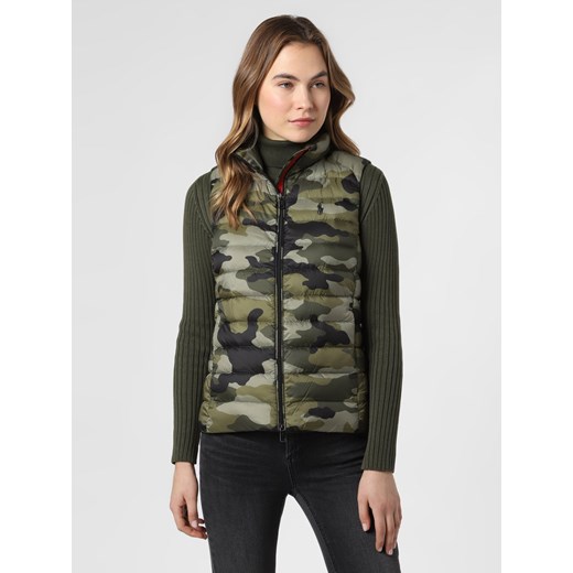 Polo Ralph Lauren - Kamizelka puchowa damska, zielony Polo Ralph Lauren M vangraaf