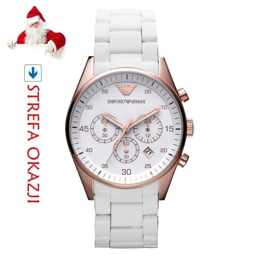 Zegarek biały Emporio Armani 