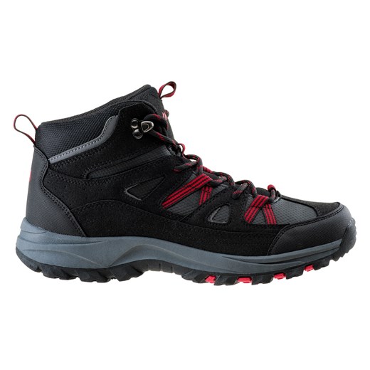 Buty trekkingowe męskie Martes sportowe czarne z gumy wiązane 