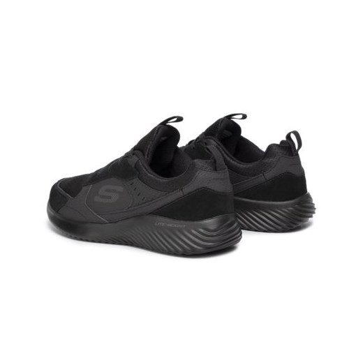 Skechers buty sportowe męskie czarne wiązane 