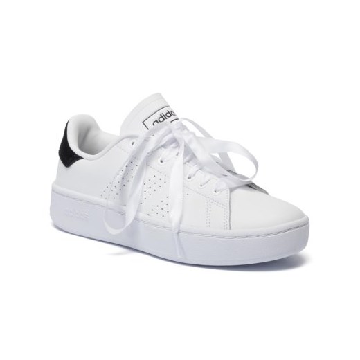Buty sportowe damskie Adidas białe na platformie 
